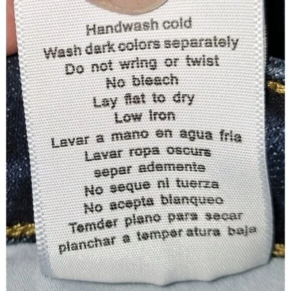 Judy Blue LA Women's Size 14W Blue Jeans 34x30 Raw Hem - Picture 6 of 6